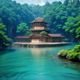 林知远学者照片，书房环境，书架背景，学术气质沉稳